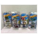 LOT OF 8 HOT WHEELS CARS IN FACTORY SEALED