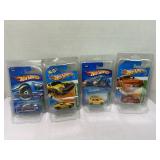 LOT OF 4 HOT WHEELS TREASURE HUNT CARS AND MORE