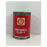Shell Aeroshell fluide 4 -1 QT metal oil can -full