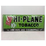 Hi-plane tobacco metal embossed advertising sign -