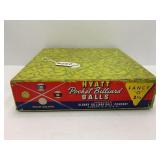 Antique Hyatt Pool Balls in original box