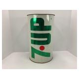 Vintage 7UP Wet & Wild metal trash can by J.L.