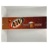 Frostie Root Beer decal and A&W plastic machine