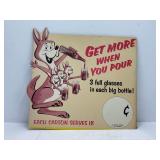 Double Cola Heavy Cardstock store display sign -