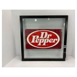 Framed Dr. Pepper decal -Decal is 13 1/4' x 7 1/2'