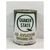 Quaker State AD aviation engine oil 1 QT metal oil