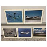 Lot of 5 1988 Power Graphics Corp Military Plane