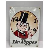 Andy Rooney porcelain Dr. Pepper sign - 11' x 8'