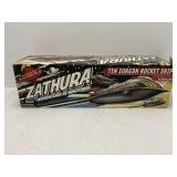 Schylling Zathura tin Zorgon rocket ship in box