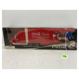 COCA-COLA 75TH ANNIVERSARY SANTA SEMI & TRAILER IN