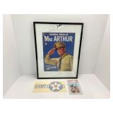 PSA Rat Pack #3 card, General MacArthur, and Army