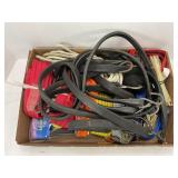 ASSORTED RATCHET STRAPS AND BUNGIE CORDS