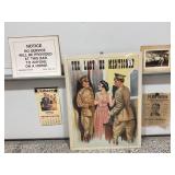 'The Lady He Mentioned' Early Movie Poster, Durkee