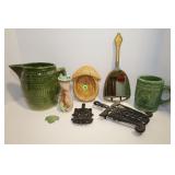 MUSHROOM TRIVET, CAST IRON TRIVETS & MCCOY?