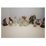 LARGE LOT OF BIRD FIGURINES