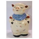 SHAWNEE POTTERY 'SMILEY' PIG COOKIE JAR - 12'