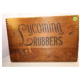 LYCOMING RUBBERS WOOD SHIPPING CRATE - 17 1/2' X