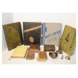 .800 SILVER STAMP, 1800'S & OTHER BIBLES &