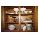 CONTENTS OF CABINETS IN KITCHEN