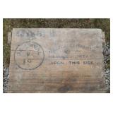 DE LAVAL CREAM SEPERATOR WOOD SHIPPING CRATE -