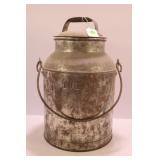 8 QUART CREAM CAN WITH HANDLE AND LID