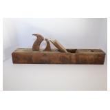 PRIMITIVE WOOD HAND PLANE WITH OHIO TOOL BLADE -