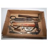 PLUMB HATCHET, METAL SNIPS, HACKSAW AND MORE