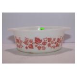 PYREX PINK GOOSEBERRY #472 1 1/2 PT. CASSEROLE