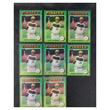 LOT OF 8 - 1975 MLB TOPPS DAVE PARKER CARDS #29