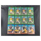 LOT OF 12 - 1975 MLB TOPPS A