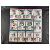 LOT OF 12 - 1976 MLB TOPPS LEADERS CARDS