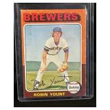 1975 MLB TOPPS ROBIN YOUNG BASEBALL CARD #223