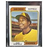 1974 MLB TOPPS DAVE WINFIELD ROOKIE CARD #456