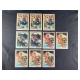 LOT OF 10 - 1978 MLB TOPPS BASEBALL STARS CARDS