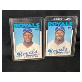 LOT OF 2 - 1986 MLB TOPPS BO JACKSON CARDS #50T