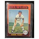 1975 TOPPS ROBIN YOUNT MLB ROOKIE CARD