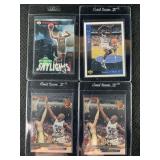 LOT OF 4 NBA CARDS - 2 ROOKIES - 1993 FLEER SHAQ-