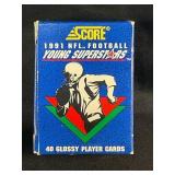 1991 SCORE NFL YOUNG SUPERSTARS 40 GLOSSY PLAYER
