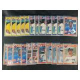 LOT OF 23 - 1985 MLB FLEER BASEBALL STARS CARDS