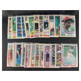 LOT OF 25 - 1982 & 1983 MLB TOPPS STARS CARDS