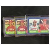 LOT OF 3 MLB CARDS - (1) 1986 FLEER PAUL O
