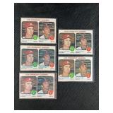 LOT OF 5 - 1973 MLB TOPPS NOLAN RYAN CARD #67