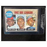 1968 TOPPS 1967 RBI LEADERS MLB CARD