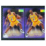 LOT OF 2 -1997-1998 NBA SKYBOX PREMIUM KOBE BRYANT