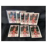 LOT OF 11 - 1990 FLEER MICHAEL JORDAN NBA CARDS