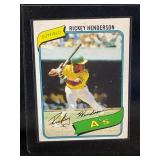 1980 MLB TOPPS RICKEY HENDERSON ROOKIE CARD #482