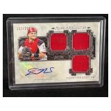 2014 MLB TOPPS SIGNATURE SWATCHES DEVIN MESORACO