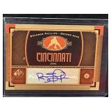 2012 MLB UPPER DECK SP SIGNATURES BRANDON PHILLIPS