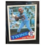 LOT OF 4 - 1985 TOPPS KIRBY PUCKETT MLB CARDS
