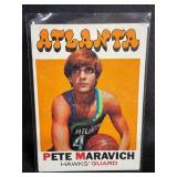 1971 NBA PISTOL PETE MARAVICH ROOKIE CARD